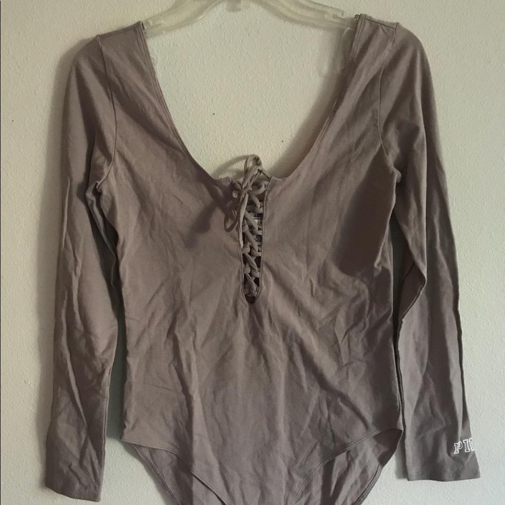 NWOT Victoria’s Secret Pink Lavender Bodysuit